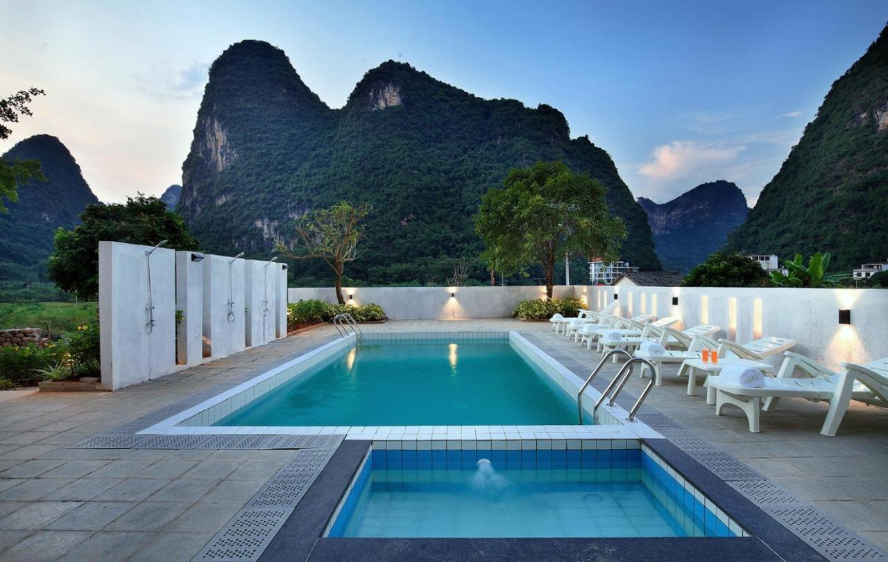 Blue Sky Hotel يانغتشو المظهر الخارجي الصورة